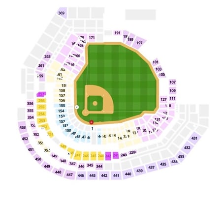Busch Stadium Detailed Seating Chart